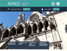 Tablet Screenshot of apad.org.uk